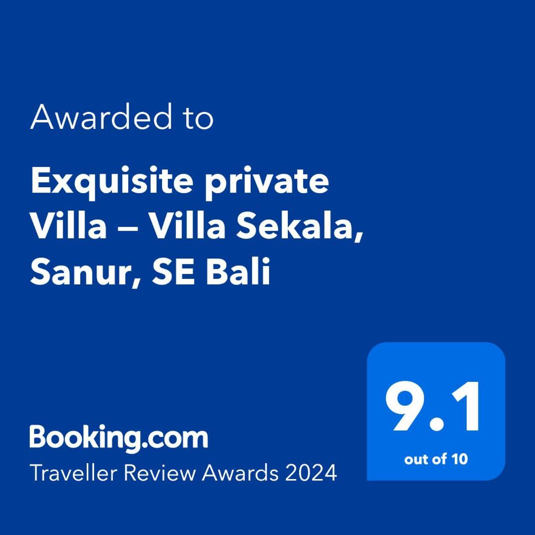 Exquisite Private Villa — Villa Sekala, Sanur, Se Bali Exteriör bild